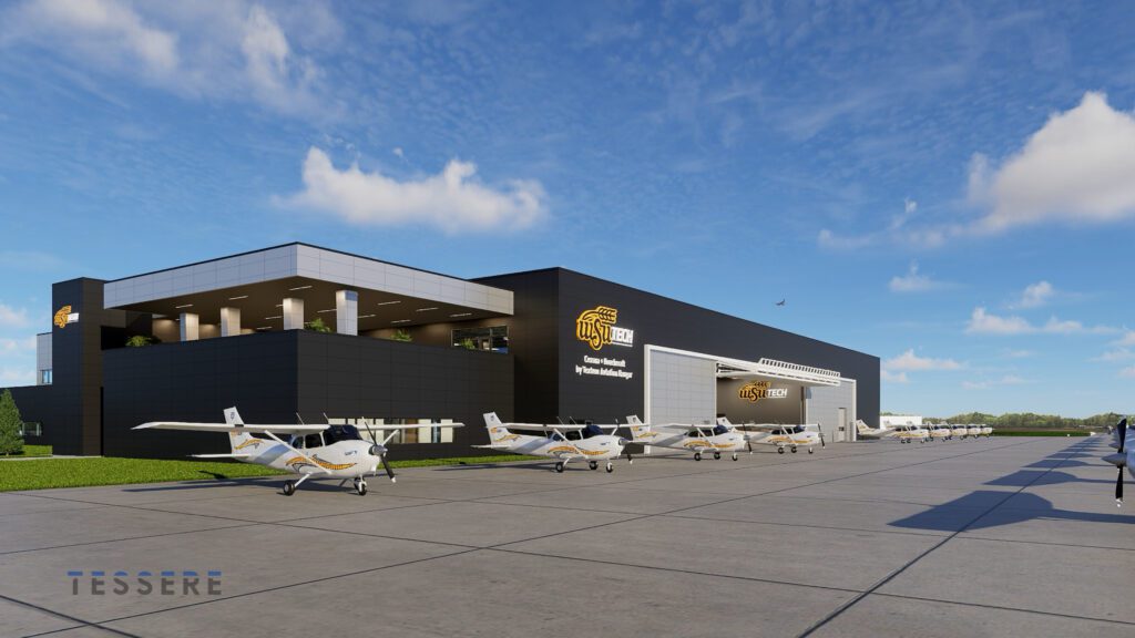 Vector Business Aviation News logo with blue and red colors.